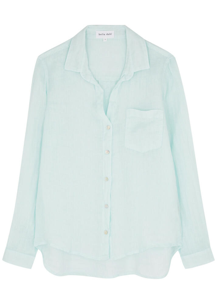 Bella Dahl Linen Shirt - Blue Cover