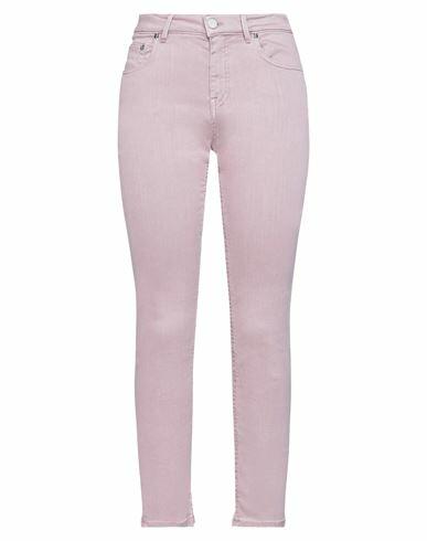 Pt Torino Woman Jeans Mauve Lyocell, Cotton, PES - Polyethersulfone, Elastane Cover