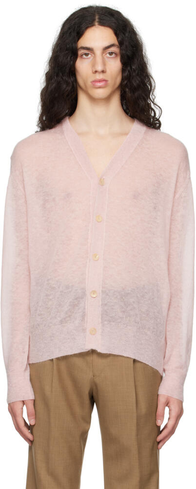 AURALEE Pink Buttoned Cardigan Cover