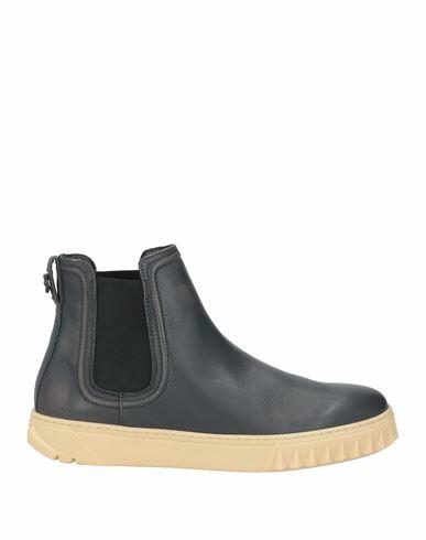 Ferragamo Man Ankle boots Lead Leather Cover