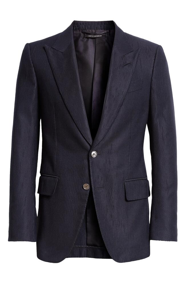 TOM FORD Cannete Cotton & Silk Corduroy Sport Coat in Ink Blue Cover