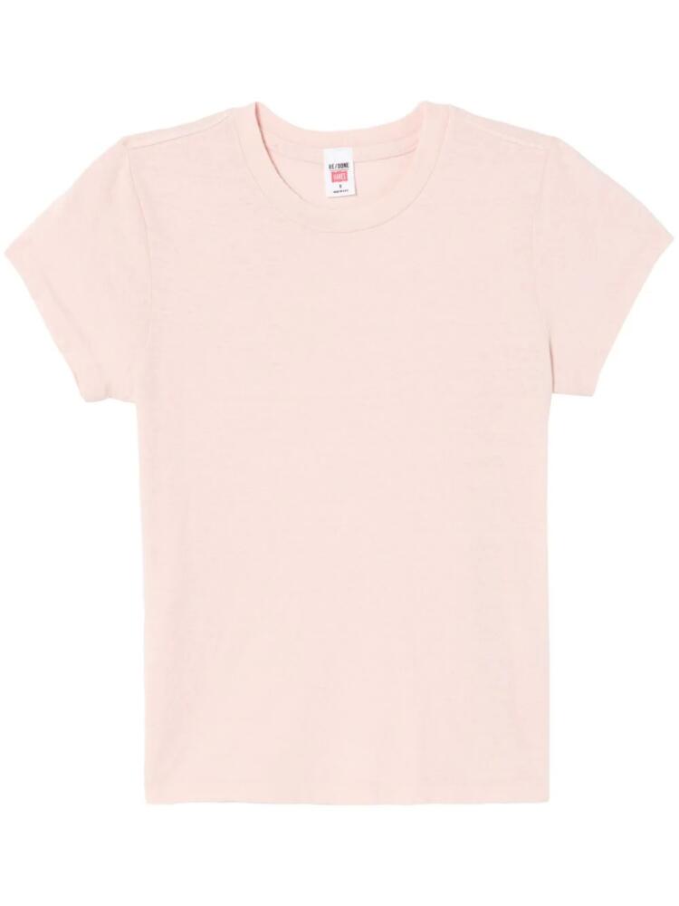 RE/DONE 1960's Slim T-Shirt - Pink Cover