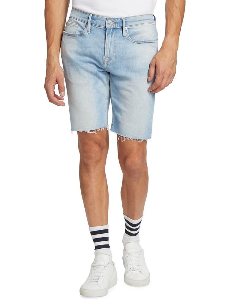 Frame Men's L'Homme Frayed Denim Shorts - Bates Cover