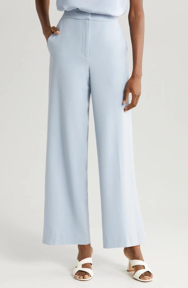 halogen(r) High Waist Wide Leg Pants in Slate Blue Cover