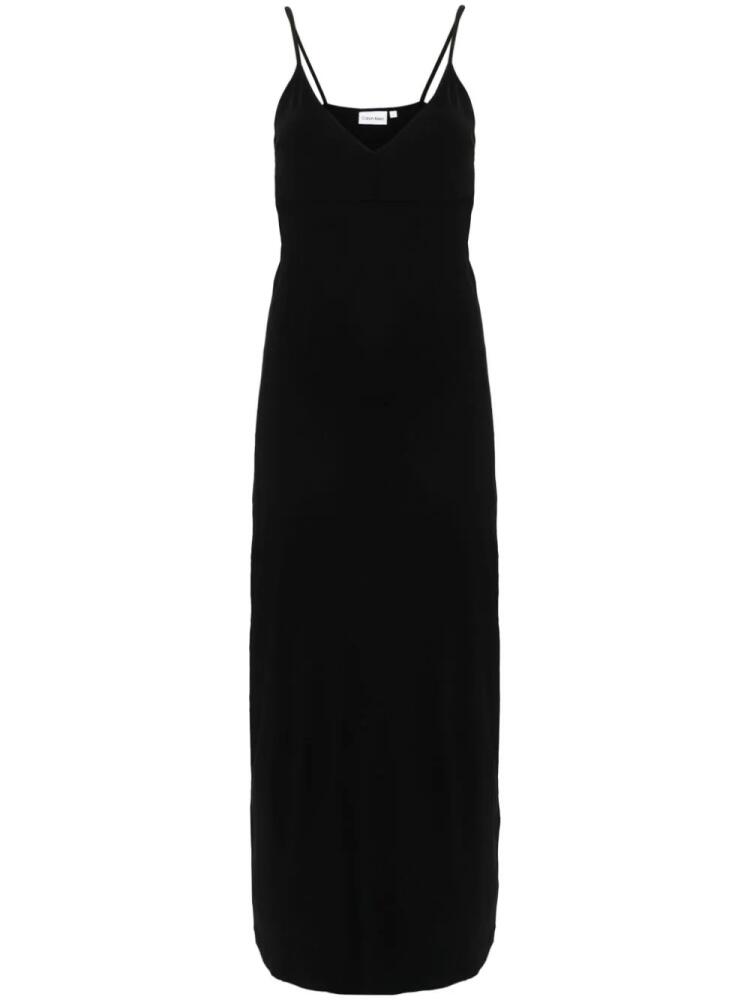 Calvin Klein stretch-jersey maxi dress - Black Cover