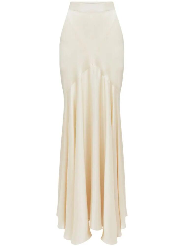 Nina Ricci satin maxi skirt - Neutrals Cover