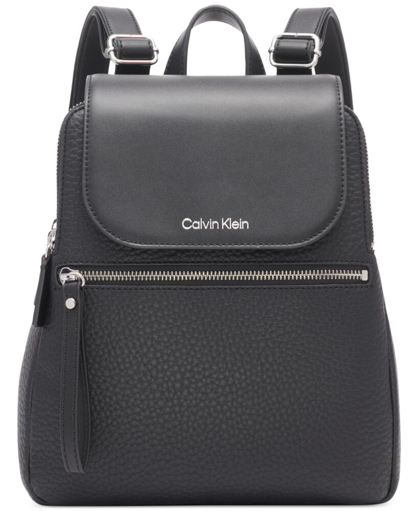 Calvin Klein Garnet Triple Compartment Backpack - Black/silver Cover