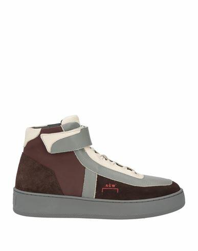 A-cold-wall* Man Sneakers Brown Soft Leather Cover