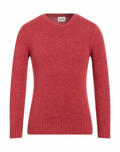 Berna Man Sweater Brick red Acrylic, Polyamide, Polyester, Wool, Viscose Cover