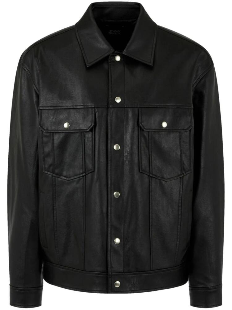 STUDIO TOMBOY classic-collar jacket - Black Cover