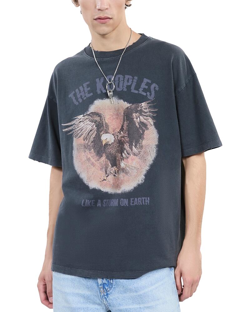 The Kooples Cotton Eagle Graphic Tee Cover