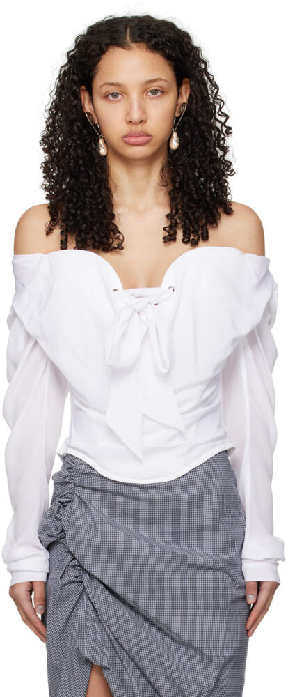 Vivienne Westwood White Iwona Blouse Cover