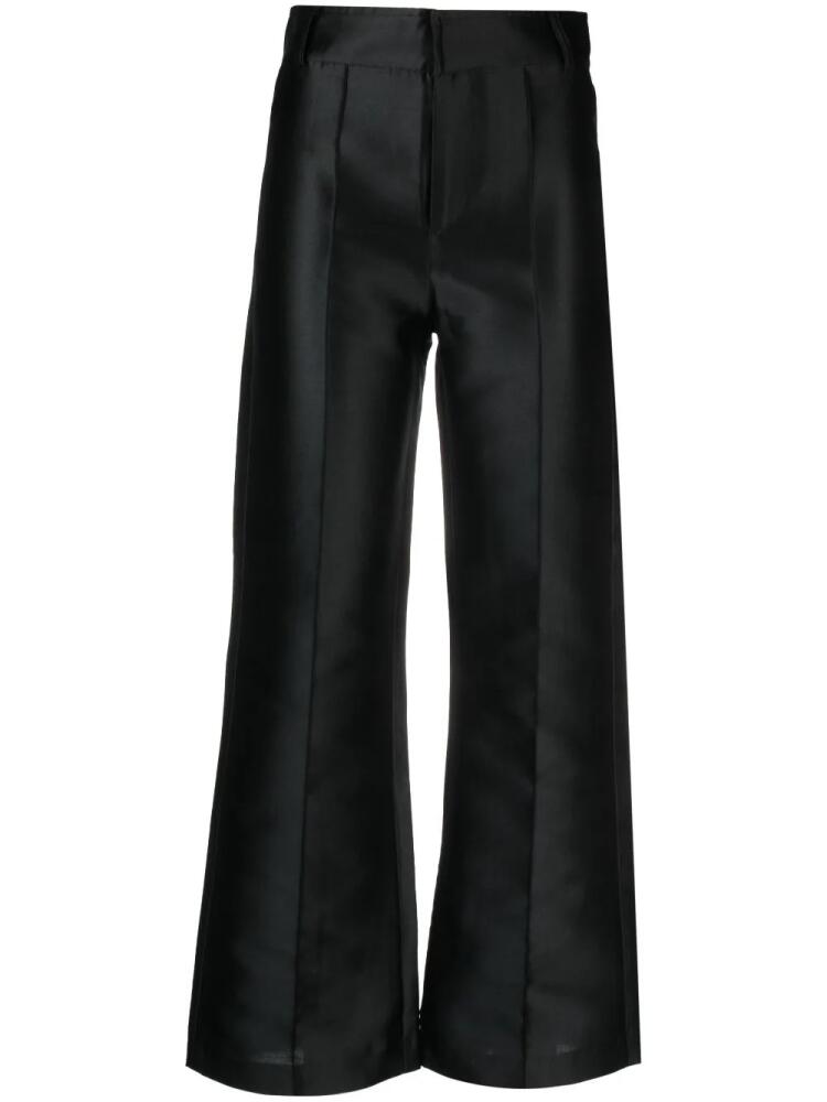 DESTREE Yoshitomo satin-finish trousers - Black Cover