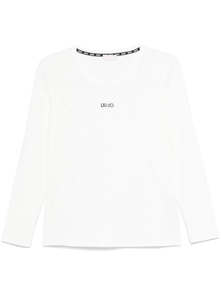 LIU JO studded T-shirt - White Cover