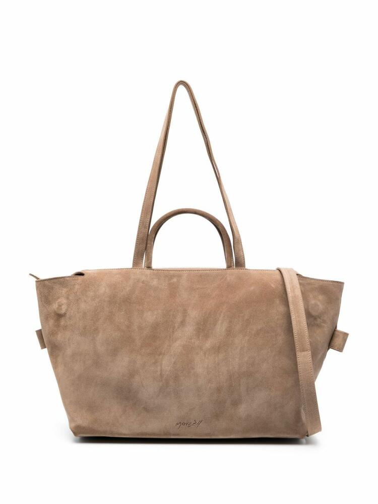 Marsèll multi-strap suede tote - Neutrals Cover