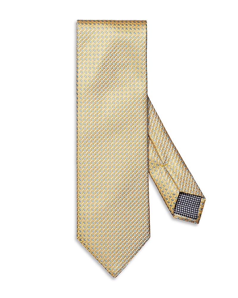 Eton Geometric Print Silk Tie Cover