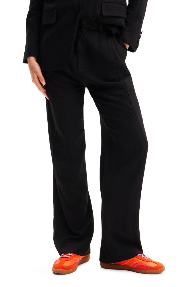 Desigual Rustic Tailored Trousers in Black Cover