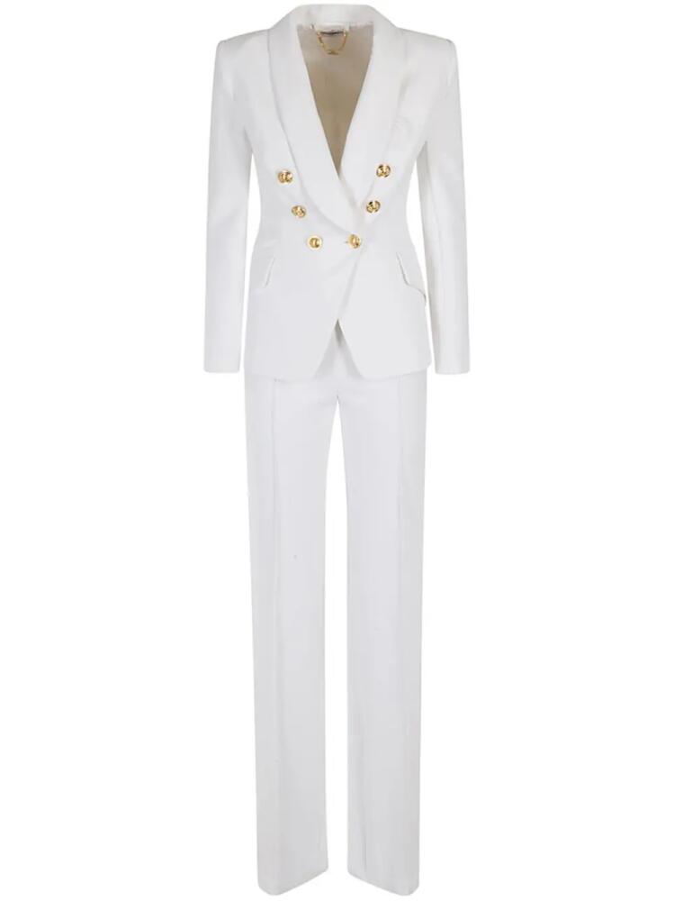 Elisabetta Franchi crepe suit - White Cover