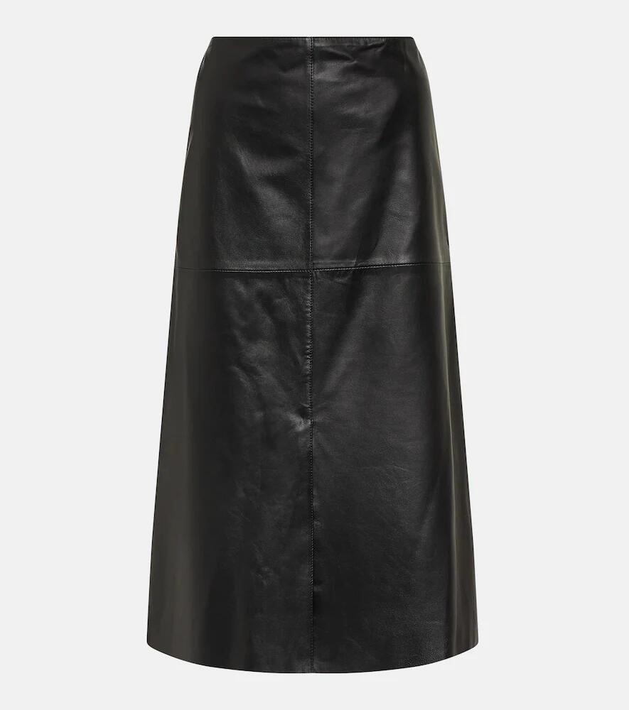 Joseph Sidena leather midi skirt Cover