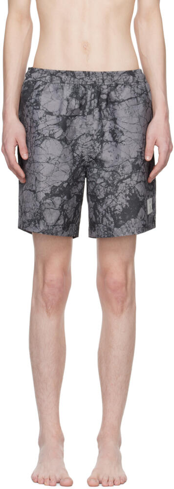 A-COLD-WALL* Gray Marble Swim Shorts Cover