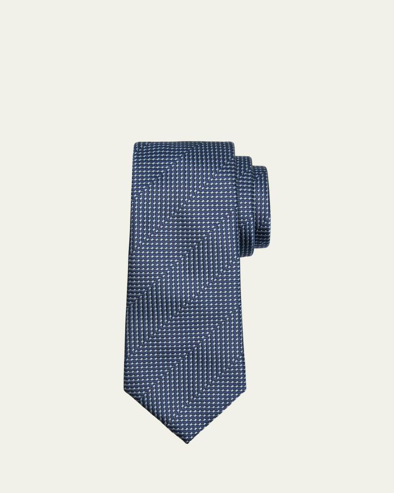 Giorgio Armani Men's Geometric Silk Tie Cover