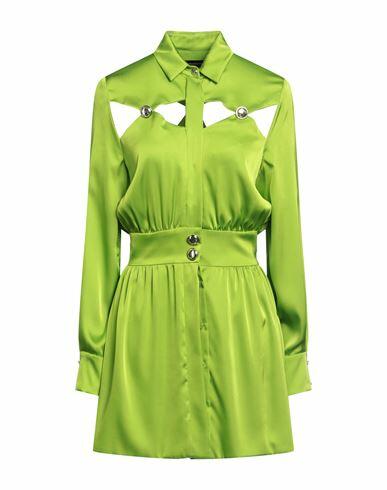 Les Bourdelles Des Garçons Woman Mini dress Acid green Polyester, Elastane Cover