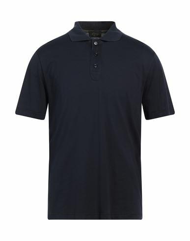 Brioni Man Polo shirt Midnight blue Cotton Cover