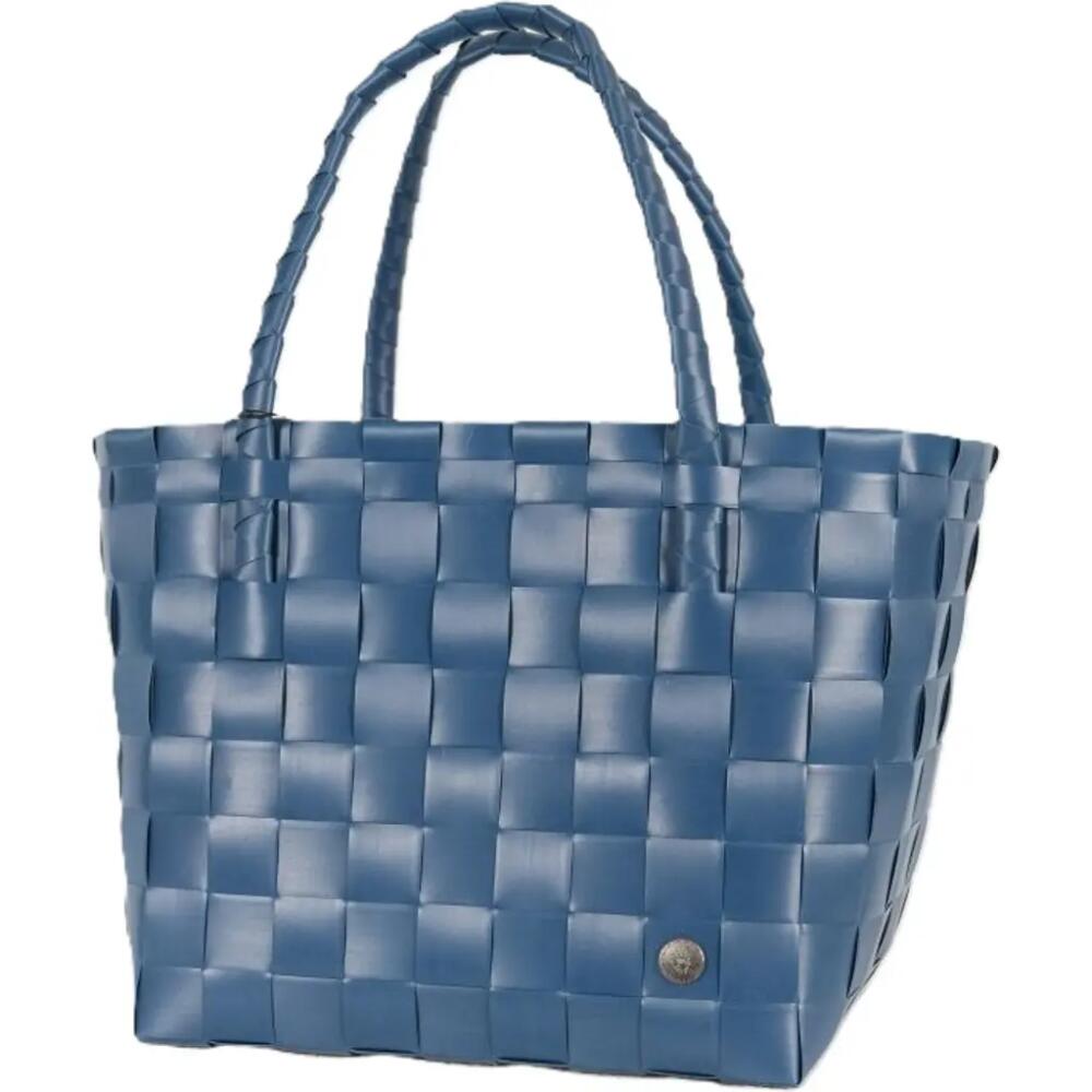 Handed By Paris Recycled Plastic Tote Bag in Ocean Blue Cover