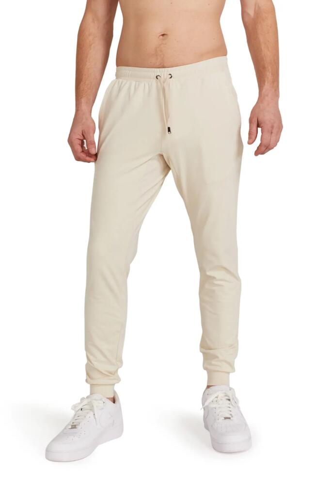 Redvanly Donahue Water Resistant Joggers in Oat Cover