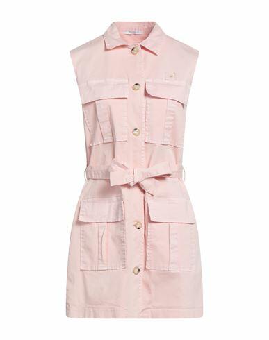 Bellwood Woman Mini dress Light pink Cotton, Elastic fibres Cover