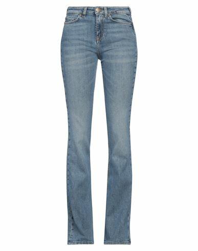 Pinko Woman Jeans Blue Cotton, Lyocell, Elastomultiester, Elastane Cover