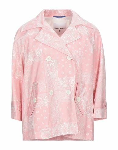 Front Street 8 Woman Blazer Pink Cotton Cover