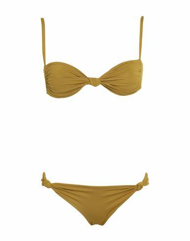 S And S Woman Bikini Mustard Polyamide, Elastane Cover