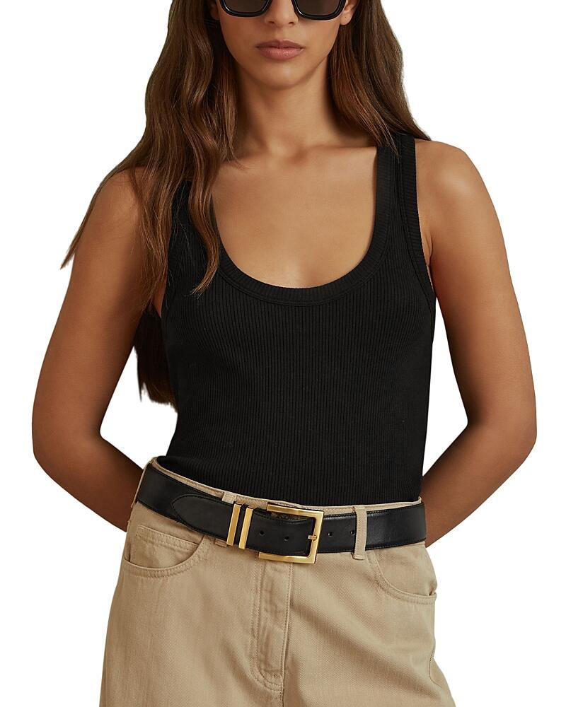 Reiss Elle Heavyweight Ribbed Tank Top Cover