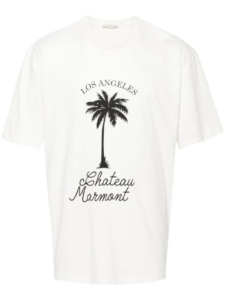 Ih Nom Uh Nit Palm-print T-shirt - White Cover