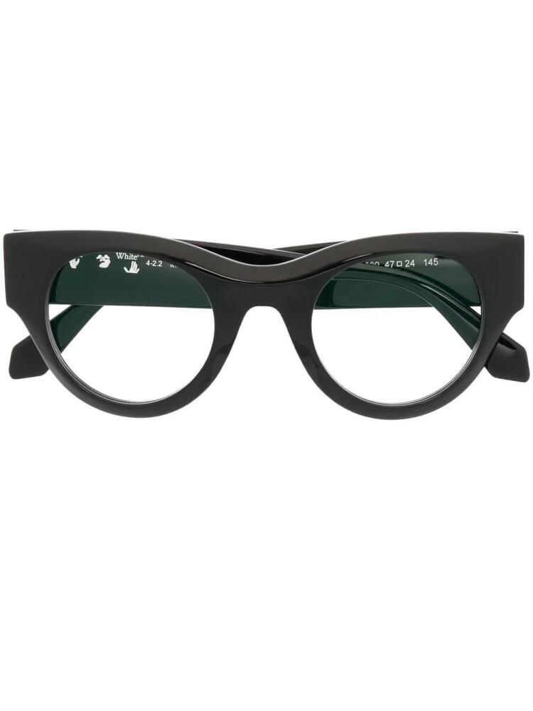 Off-White Eyewear Arrows round-frame glasses - Black Cover