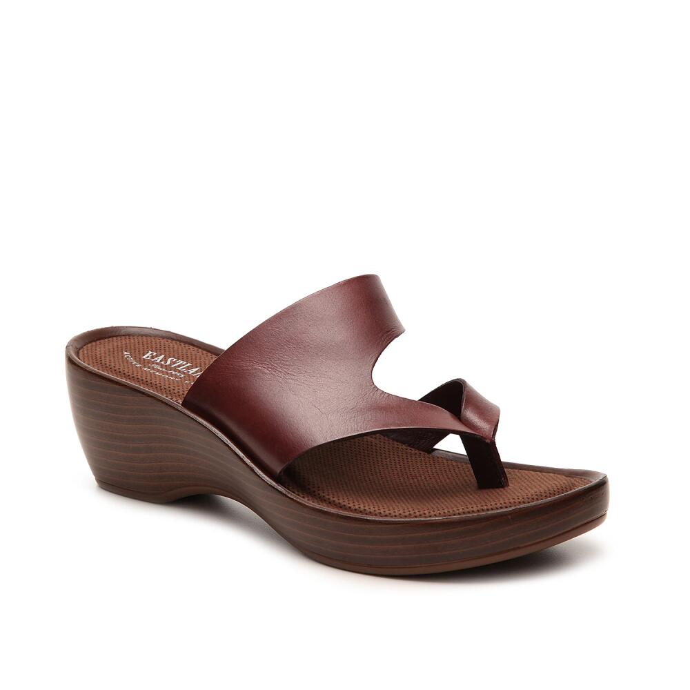 Eastland Wide Width Laurel Wedge Sandal | Women's | Mahogany Cover