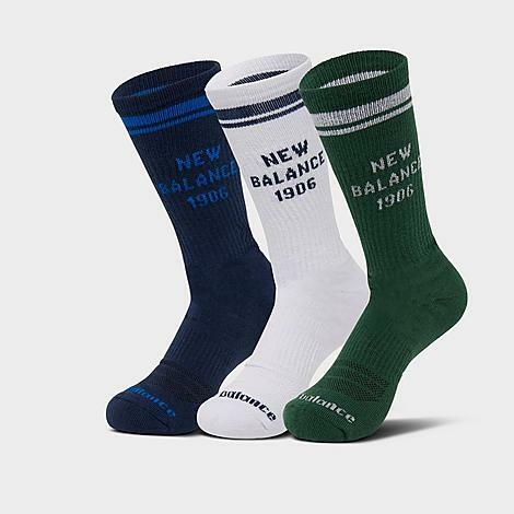 New Balance Verbiage Crew Socks (3-Pack) Cover