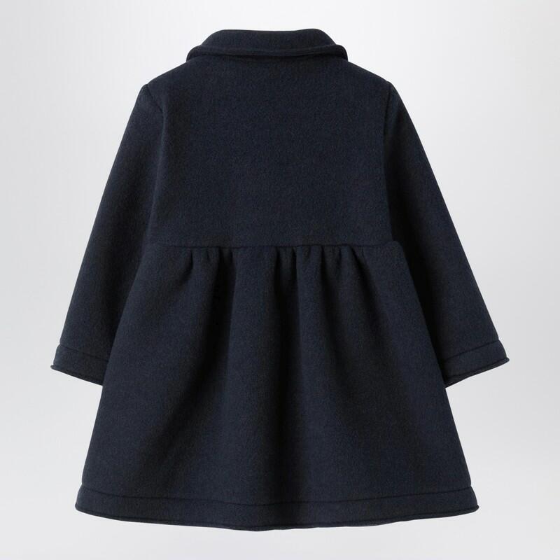 Il Gufo Blue couture fleece coat Cover