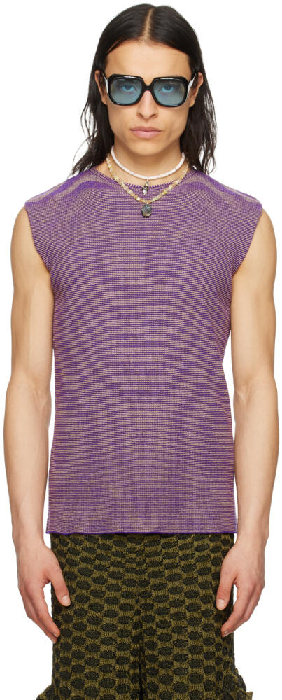 Isa Boulder SSENSE Exclusive Purple Tank Top Cover