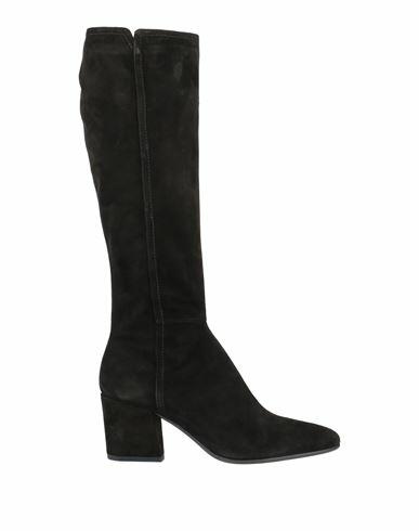 Pomme D'or Woman Boot Black Leather Cover