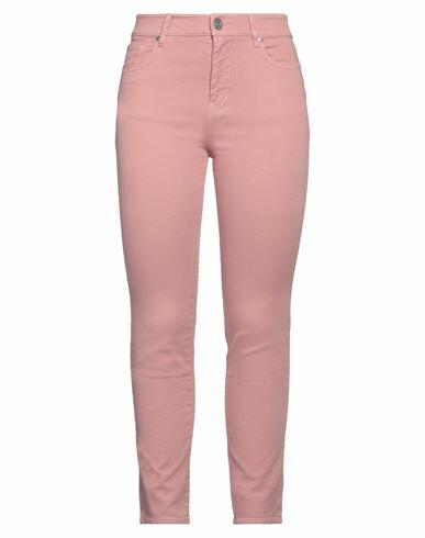 Weekend Max Mara Woman Jeans Pastel pink Cotton, Elastane Cover