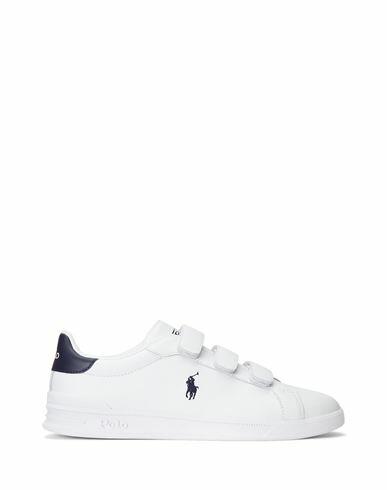 Polo Ralph Lauren Man Sneakers White Soft Leather Cover