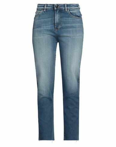 3x1 Woman Jeans Blue Cotton, Polyester, Elastane Cover