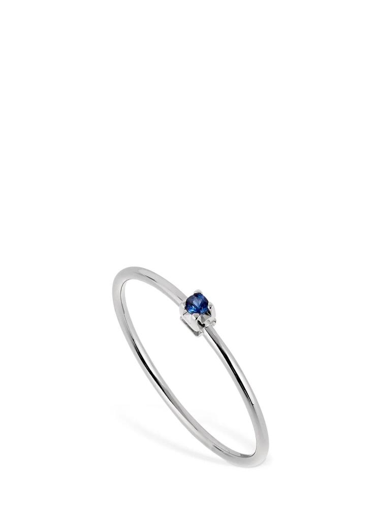 VANZI 18kt White Gold & Sapphire Ring Cover