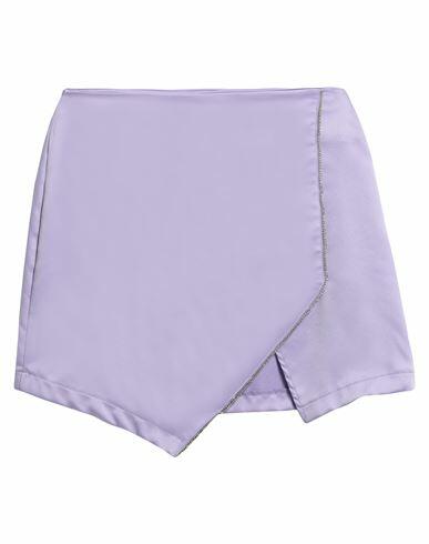 Haveone Woman Mini skirt Light purple Polyester Cover