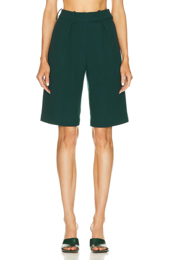 Alexandre Vauthier Bermuda Short in Dark Green Cover