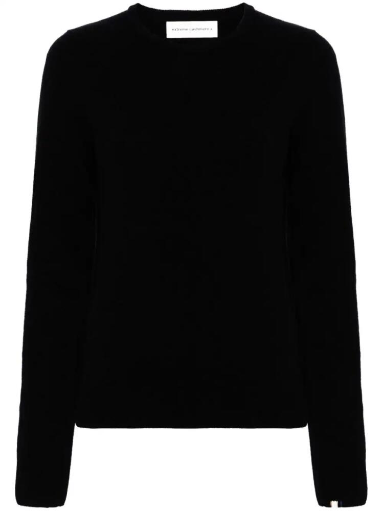 extreme cashmere ribbed-knit sweater - Black Cover