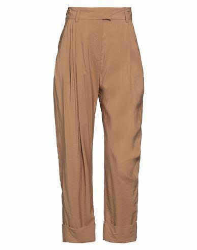 Niū Woman Pants Camel Viscose, Polyamide Cover