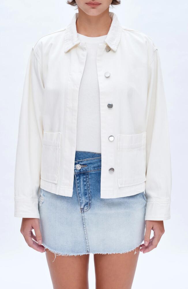 Bayeas Oversize Cotton Jacket in White Cover